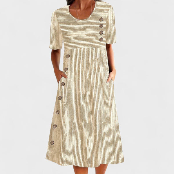 Sofia - Vestido de verão às riscas