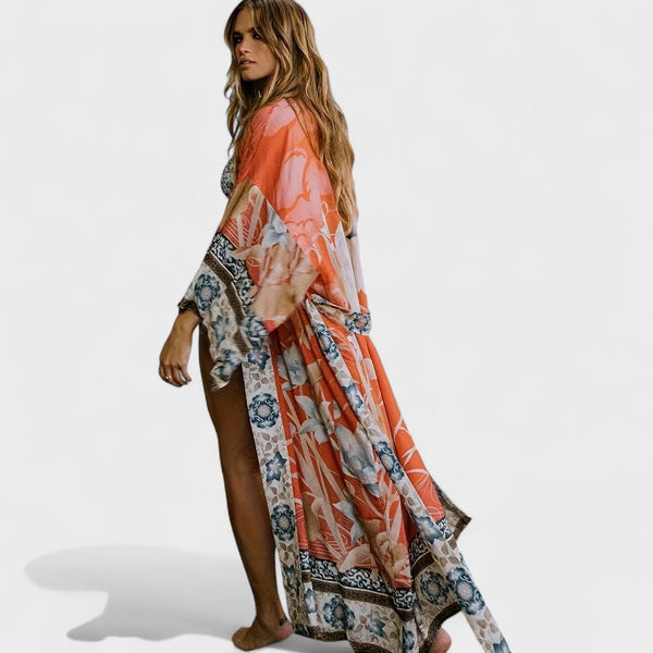 Petra - Kimono Longo Estilo Boho