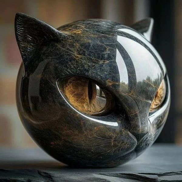 GatoPreto - Escultura mística